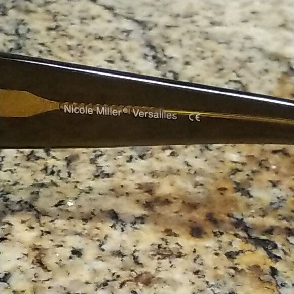 Nicole Miller Women's Versailles 57 17 130 Green Brown Sunglasses Rectangle - Picture 8 of 14